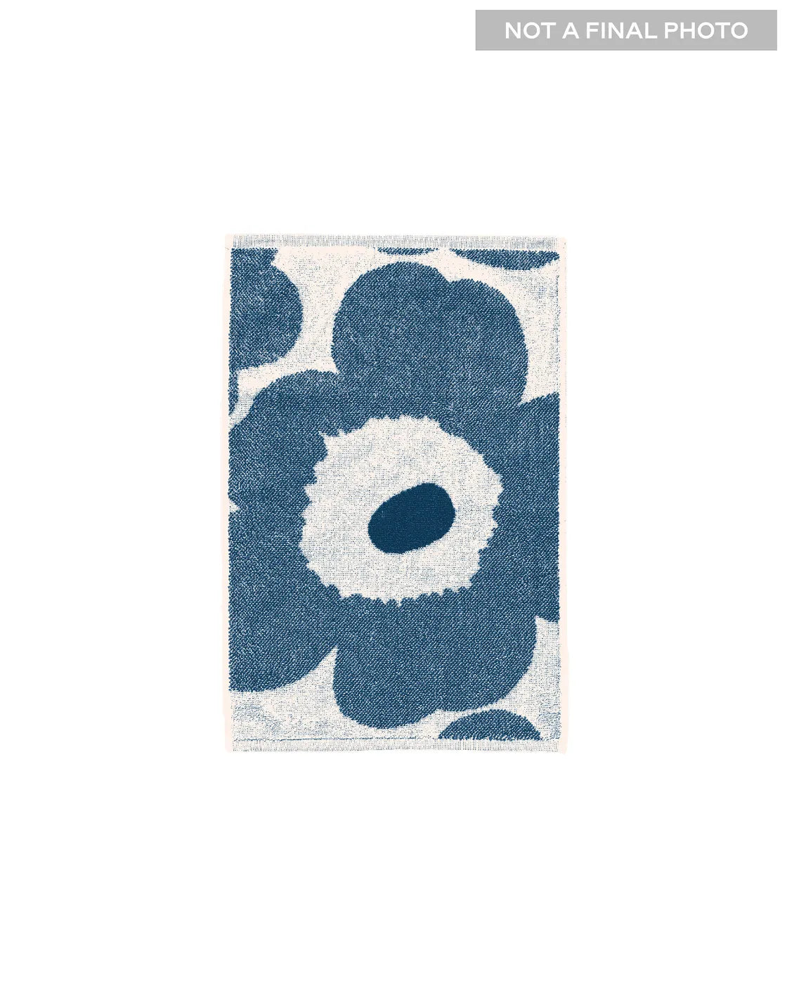 Unikko Guest towel 30x50 cm off white blueberry