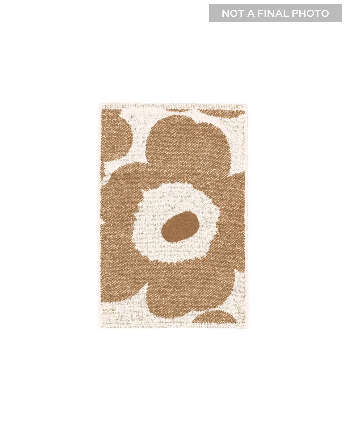 Unikko Guest towel 30x50 cm off white bronze