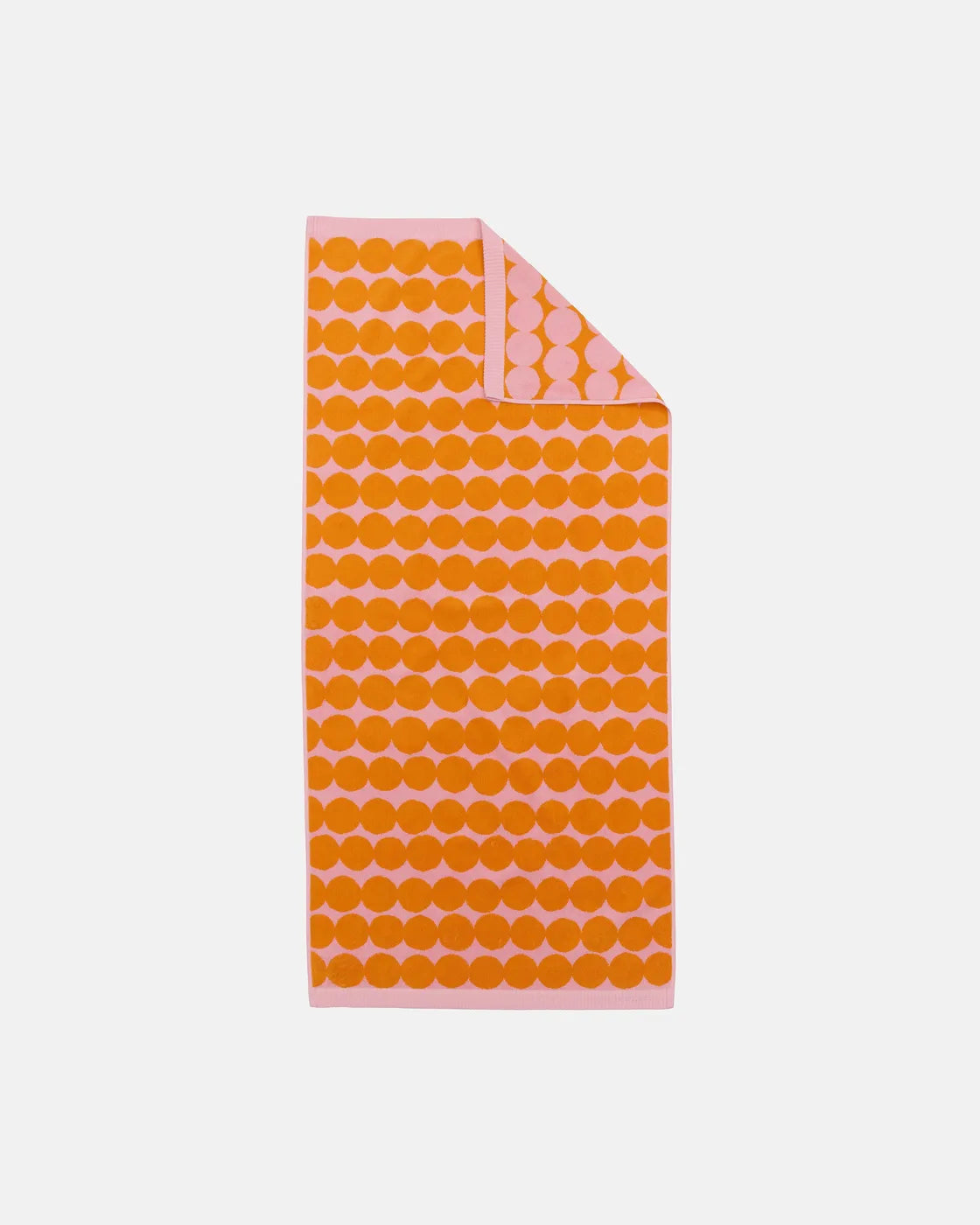 Räsymatto Bath towel 70x150cm soft pink orange