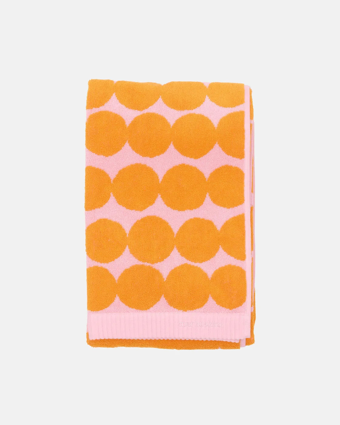 Räsymatto Bath towel 70x150cm soft pink orange