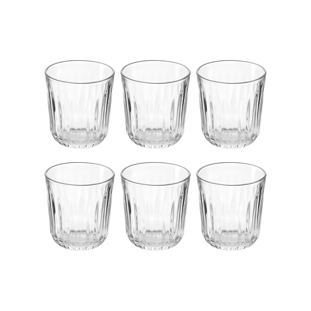 GOCCE SET OF 6 GLASSES "EVERYDAY" TRANSPARENT