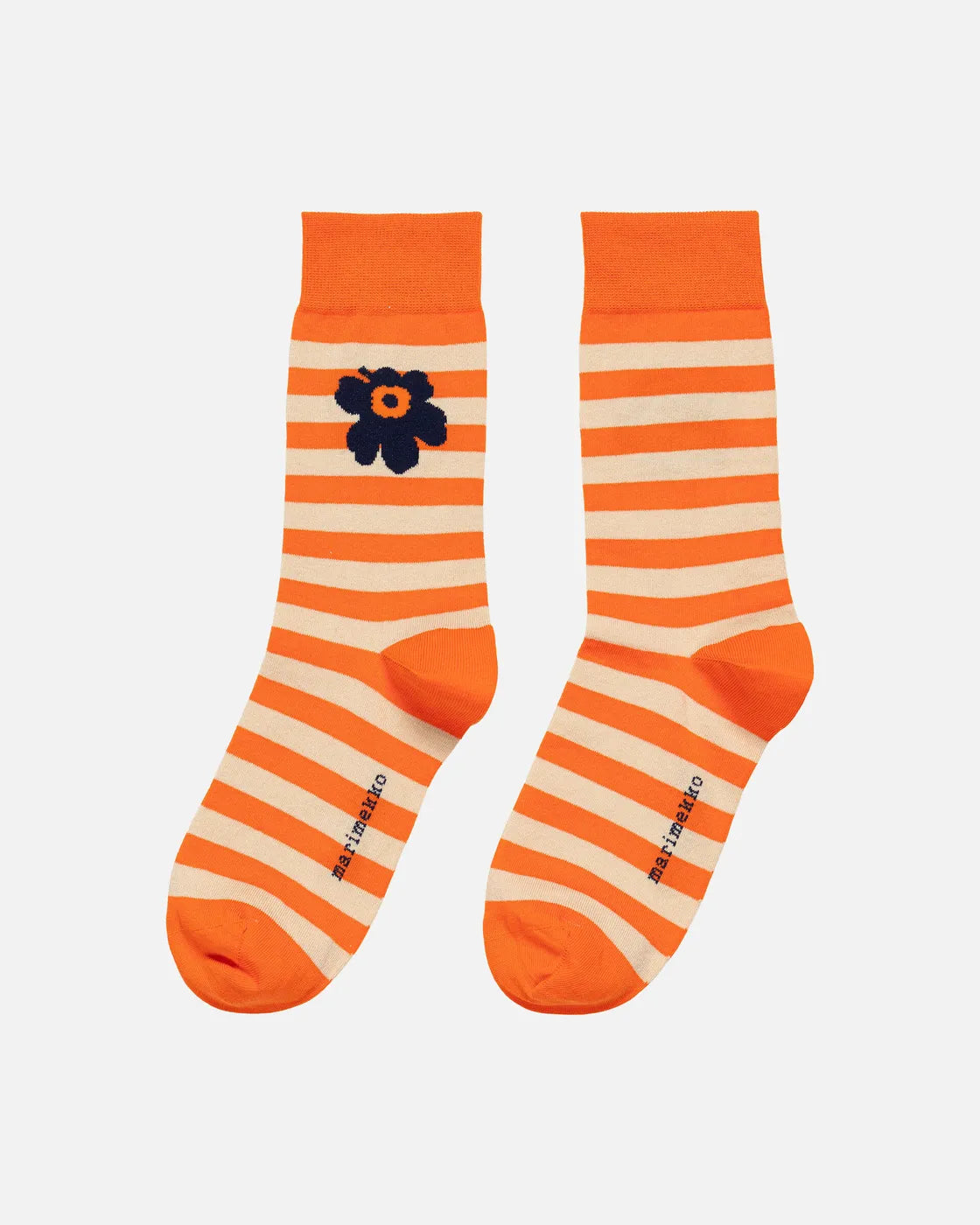 Kioski Kasvaa Tasaraita Unikko socks