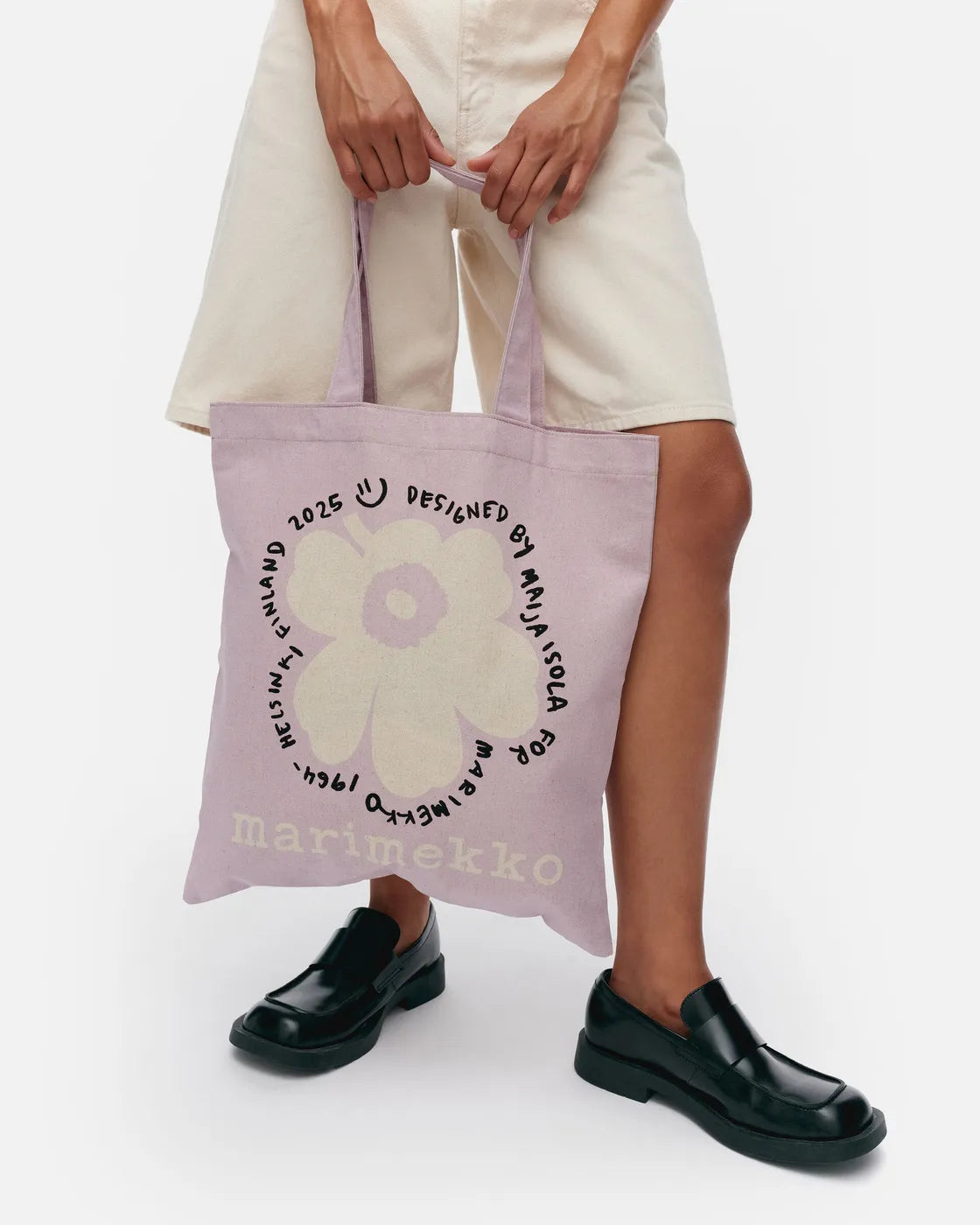 Vankka Unikko Placement Kioski bag off white lilac black