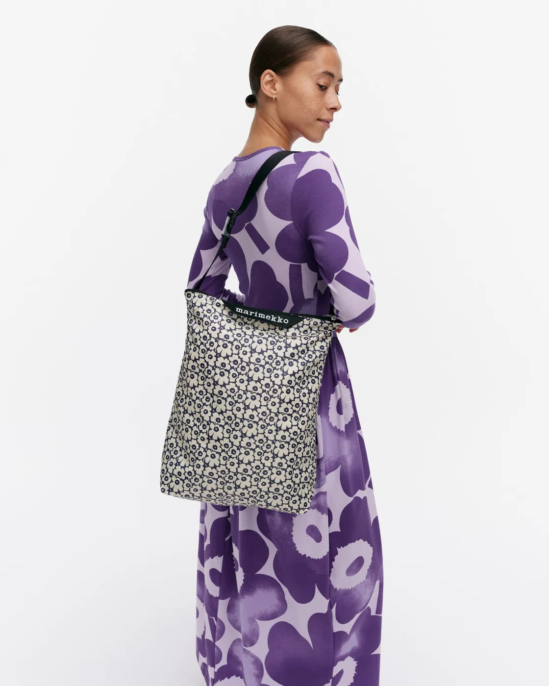 Neat Crossbody Unikko M shoulder bag dark navy off white
