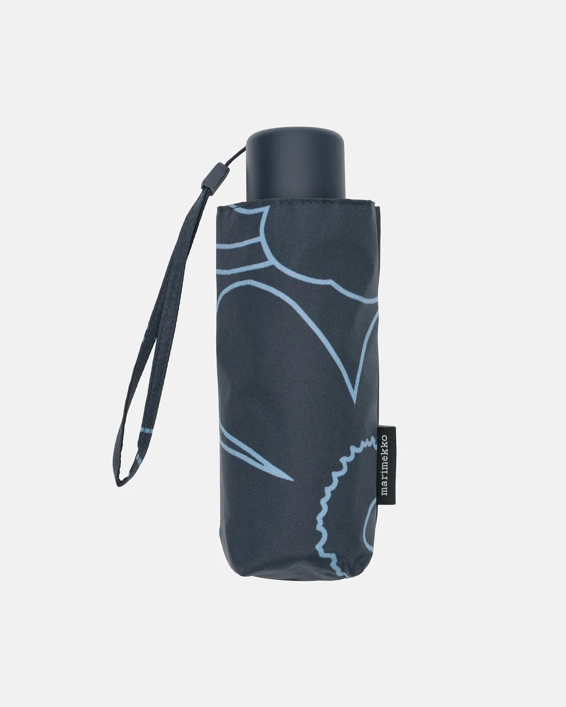 Mini Manual Piirto Unikko Umbrella dark blue light blue