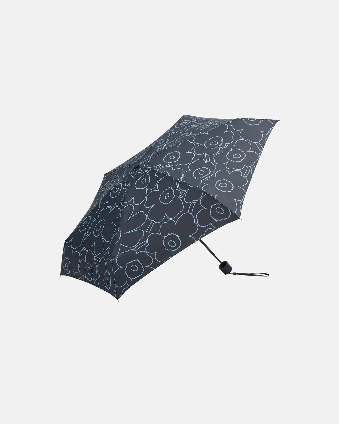 Mini Manual Piirto Unikko Umbrella dark blue light blue