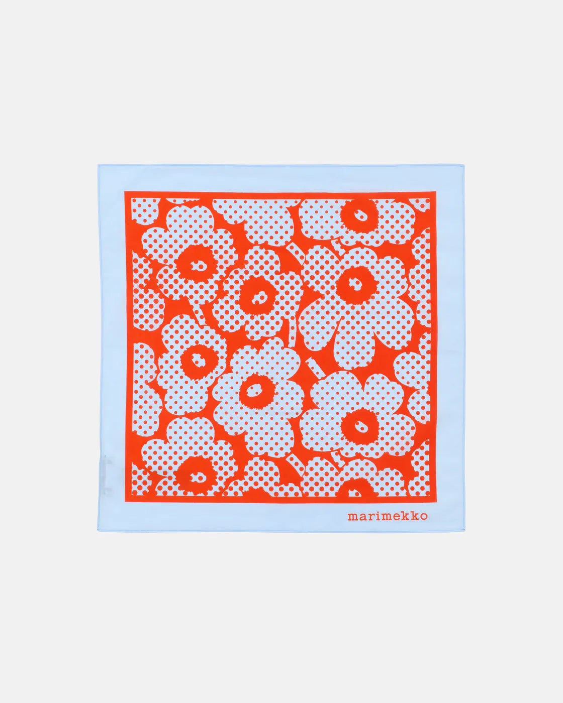 Astrilli Unikko Scarf light blue red