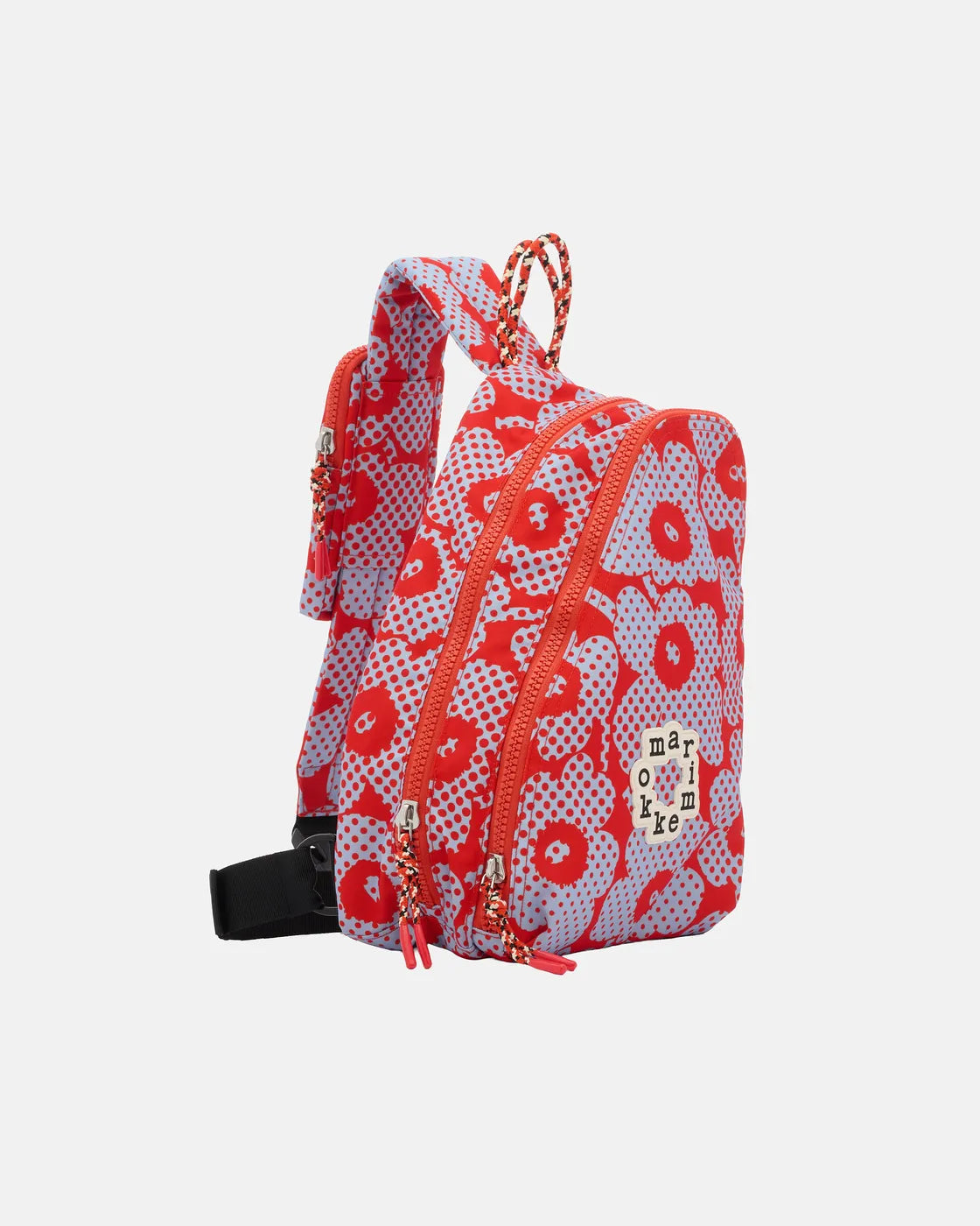 Pirteä Unikko Kioski Backbag red light blue