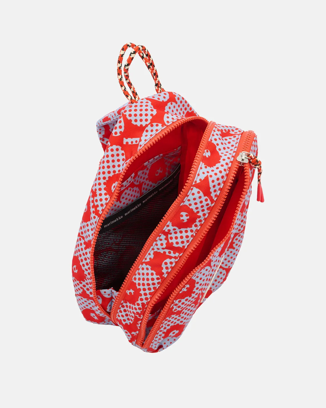 Pirteä Unikko Kioski Backbag red light blue