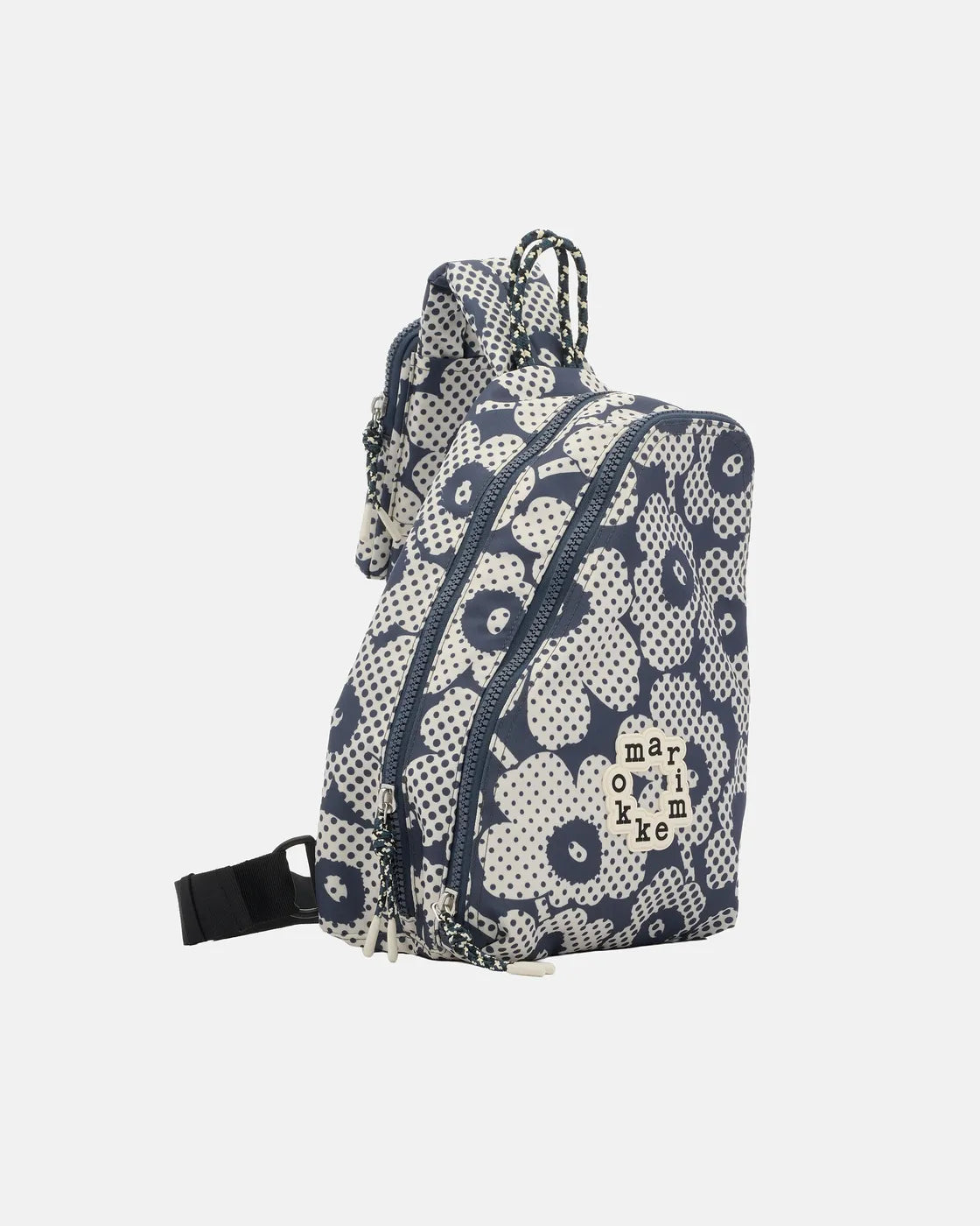 Pirteä Unikko Kioski Backbag dark grey off white