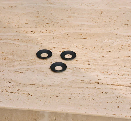 STOFF Nagel Candle Holder Cuff, Black, Set of 3