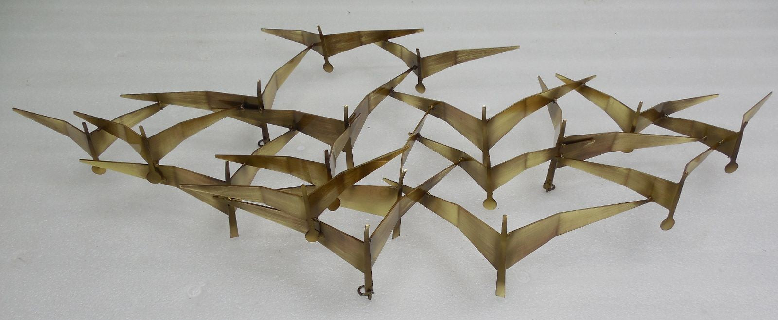 Curtis Jere metal wall art SEAGULLS II - BRASS