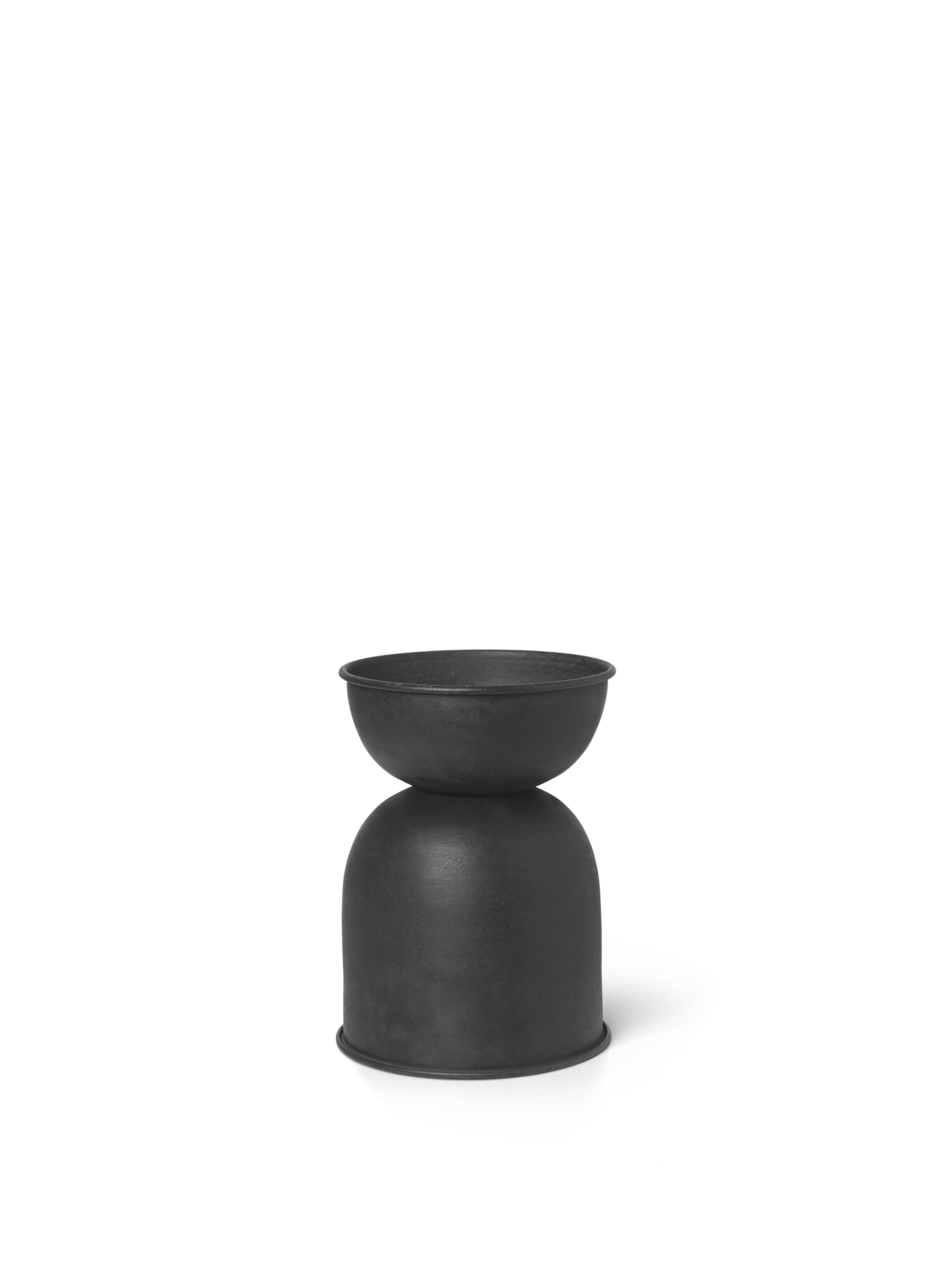 Hourglass Pot - XSmall Black