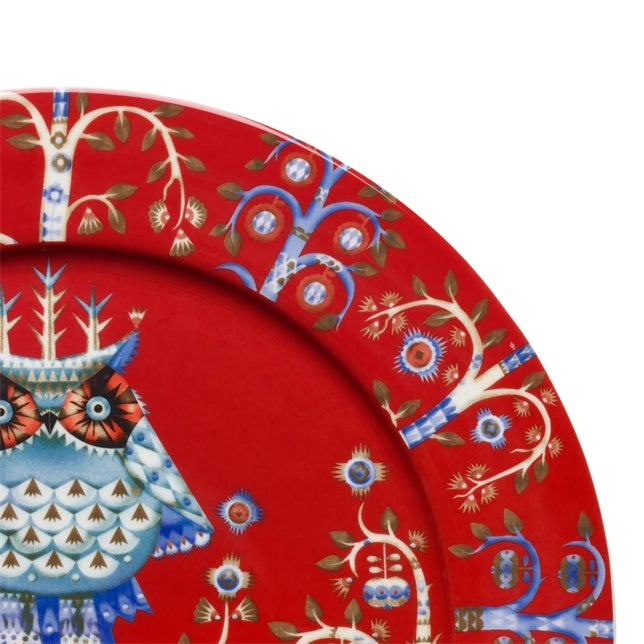 Taika plate 27 cm dinner plate 10.75" Red