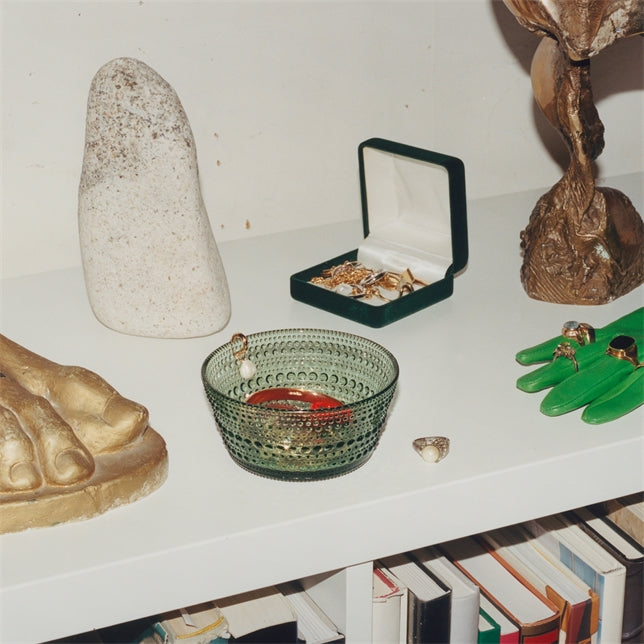 Kastehelmi glass bowl Salmon Pink 230ml  / 7.75oz