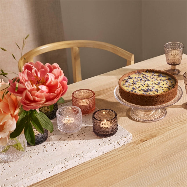 Iittala Kastehelmi Tealight candleholder 64mm Linen