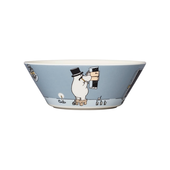MOOMIN CLASSICS  Bowl 15cm / 6" Moominpappa Grey
