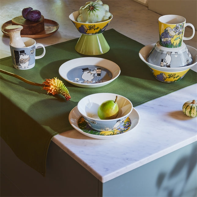 MOOMIN CLASSICS plate 19cm  / 7.5"  Hemulen Yellow