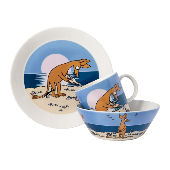 MOOMIN CLASSICS plate 19cm  / 7.5" Sniff blue