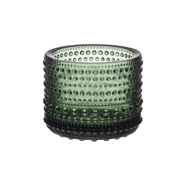 Iittala Kastehelmi Tealight candleholder 64mm Pine green