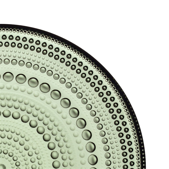 Kastehelmi glass plate 170cm / 6.75" Pine green