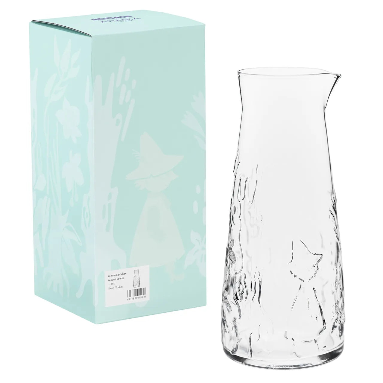 Moomin pitcher 100cl / 33.8oz clear