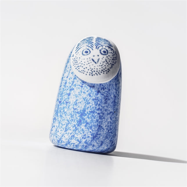 Birds by Toikka Rospuutto owl 96x160mm 3.78x6.3" blue