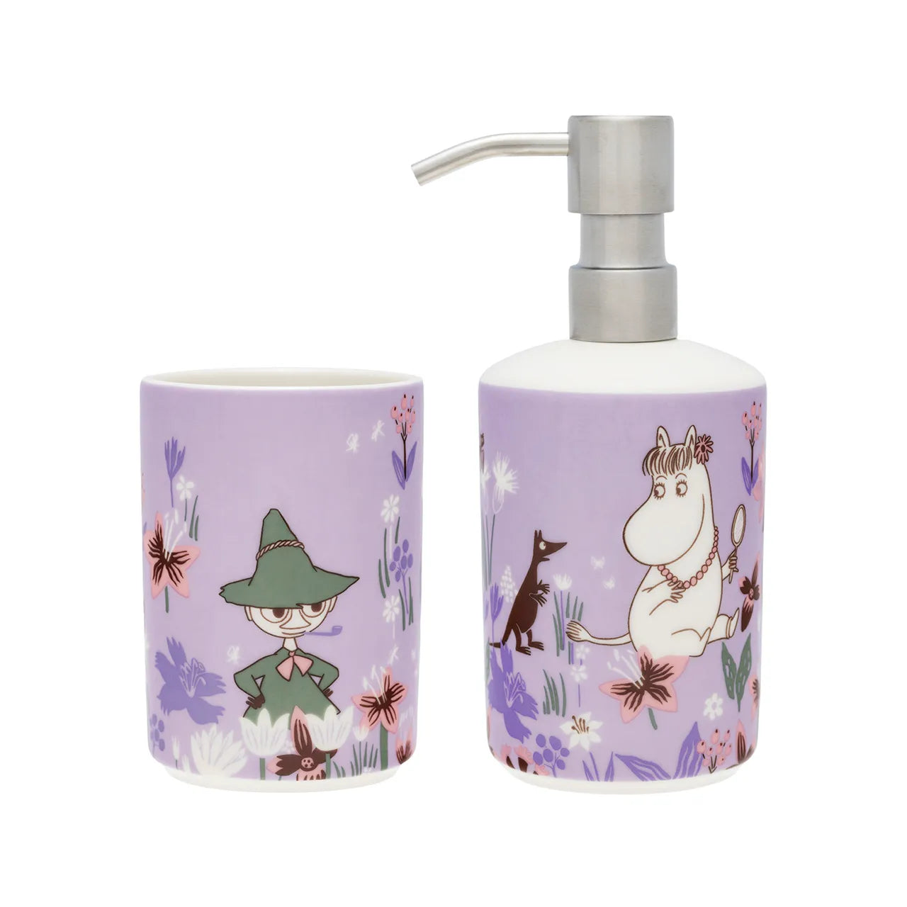 Moomin Bathroom Set, Flower garden