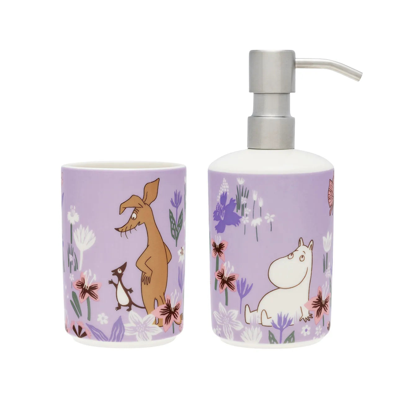 Moomin Bathroom Set, Flower garden