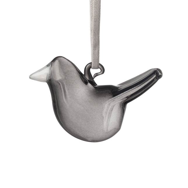 Iittala mini glass birds grey 3set
