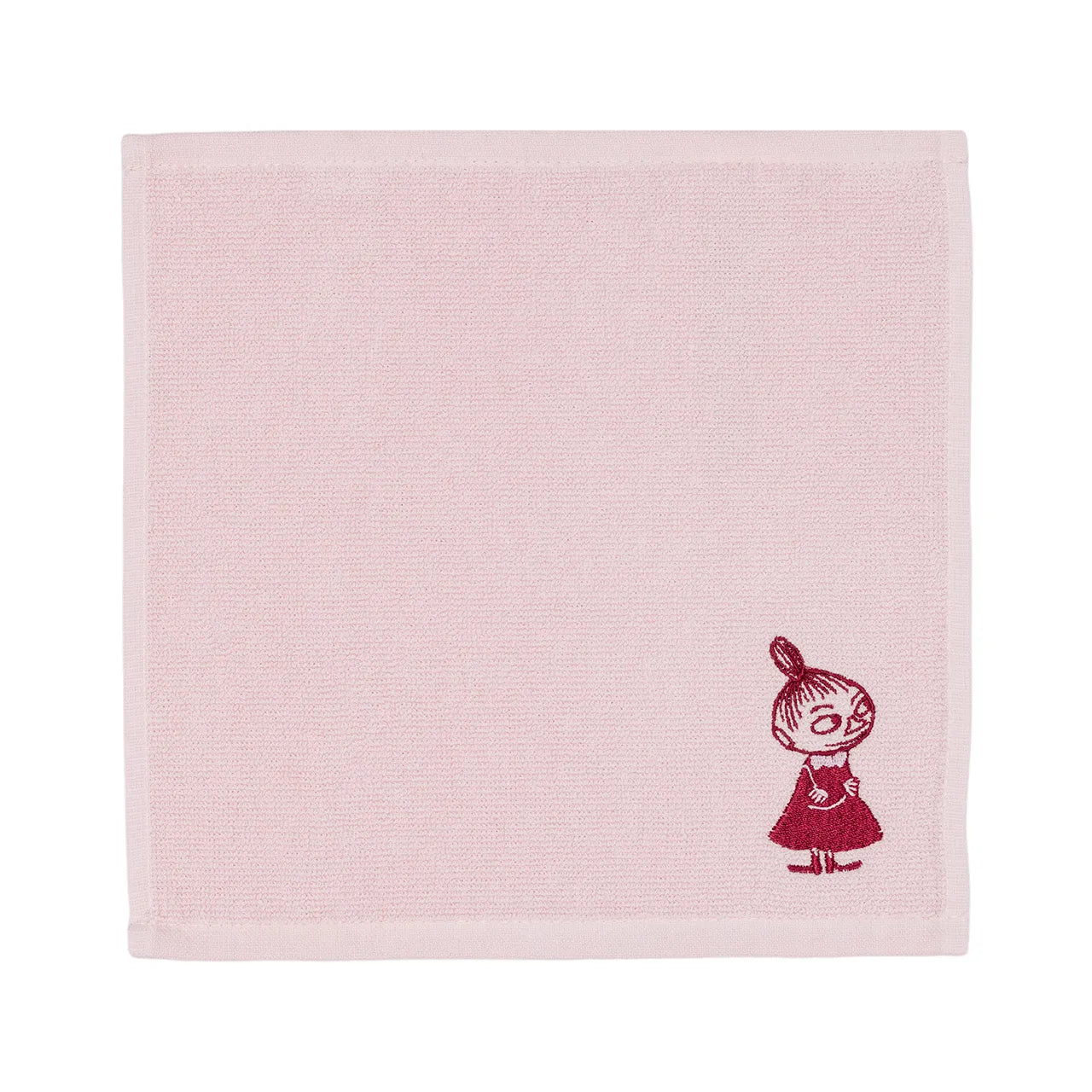 Moomin towel 25x25cm  9.8x9.8in Little My pink