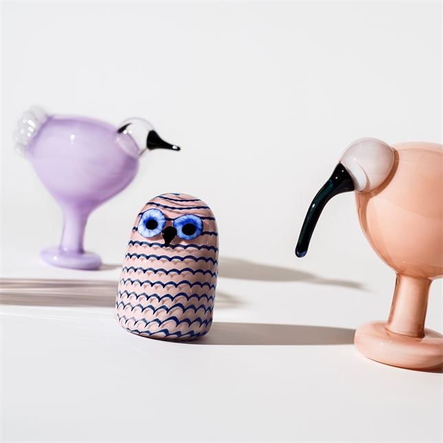 Birds by Toikka Owlet 75x105mm 2.95x 4.13" light lilac