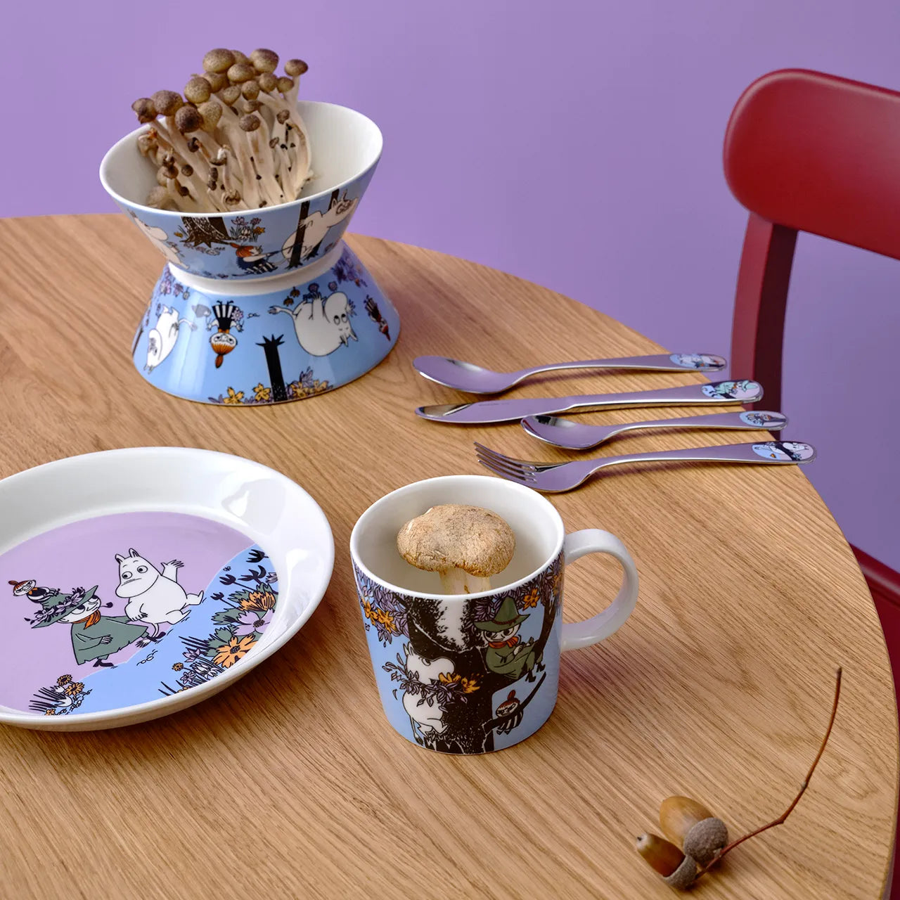 Moomin plate 19cm 7.48in Friends Forever