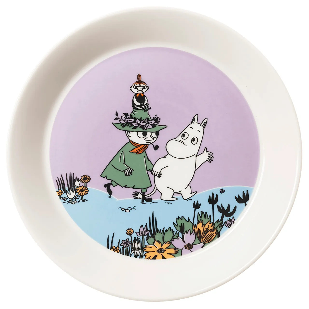 Moomin plate 19cm 7.48in Friends Forever