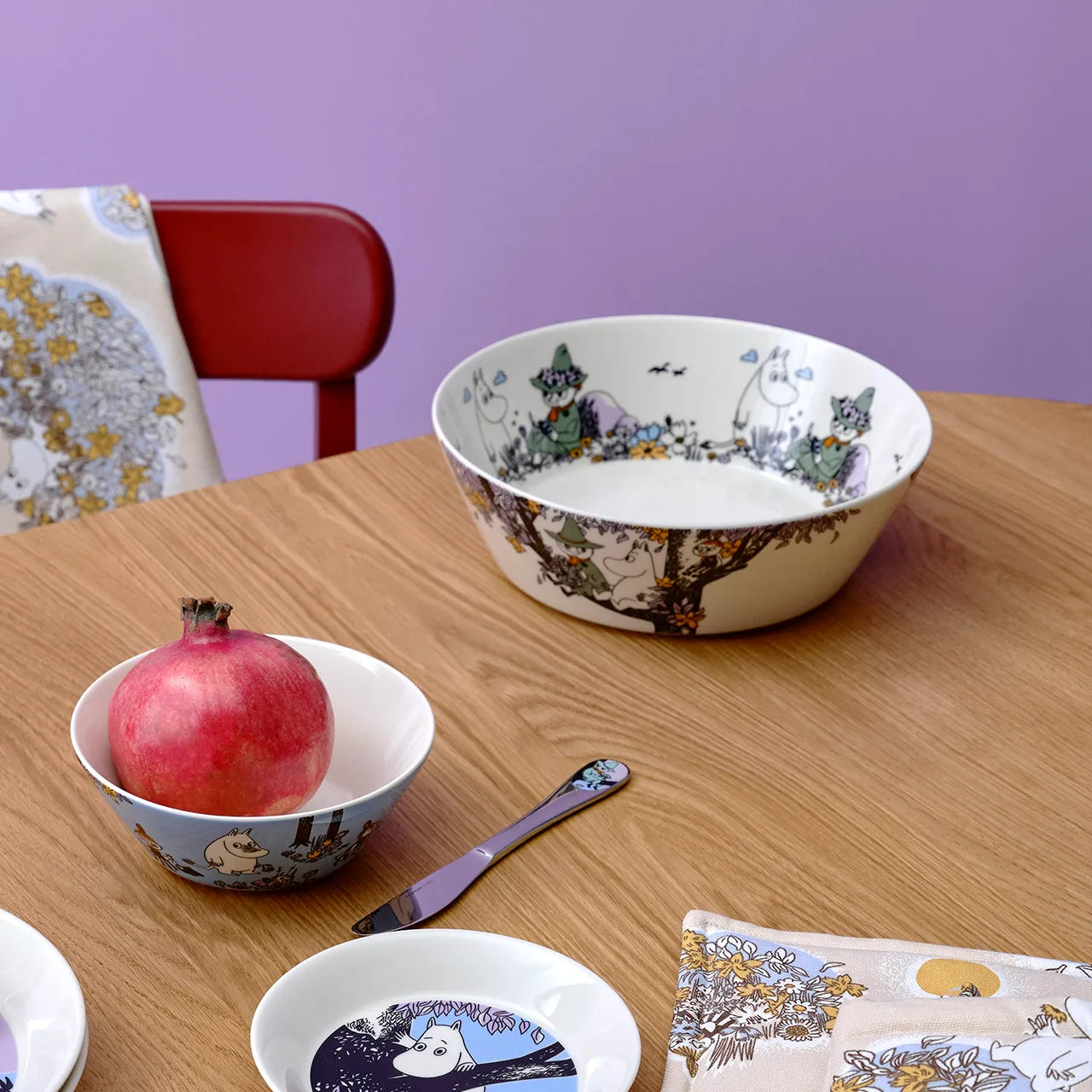 Moomin serving bowl 23cm Friends For. 80