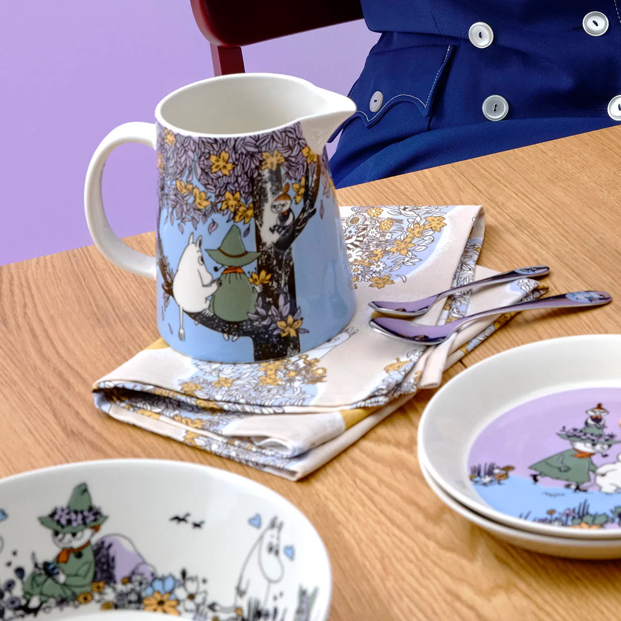 Moomin pitcher 1L Friends Forever 80