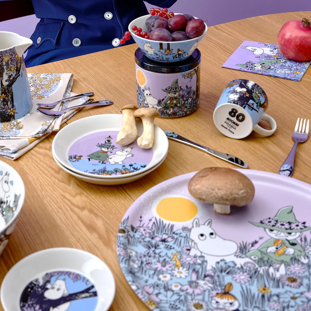 Moomin tray 35cm Friends Forever 80