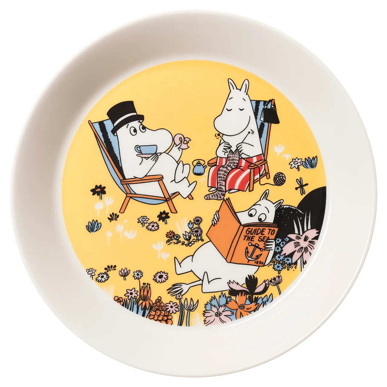 Moomin plate 19cm 7.48in Family Time