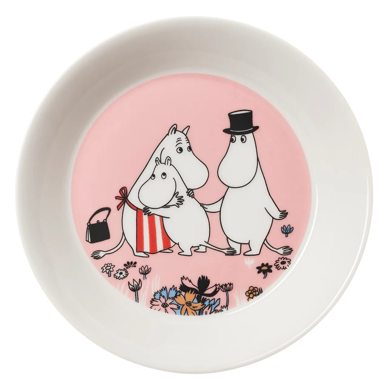 Moomin saucer 15cm  5.9in Family Time