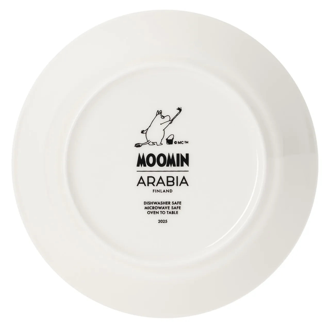 Moomin plate 19cm  7.48in Beach Day
