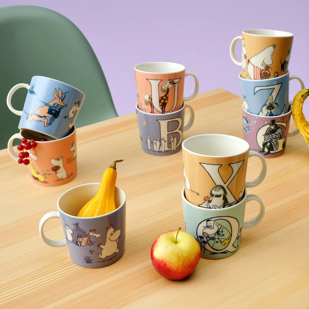 Moomin mug 0,4L  13.5oz ABC Letter B