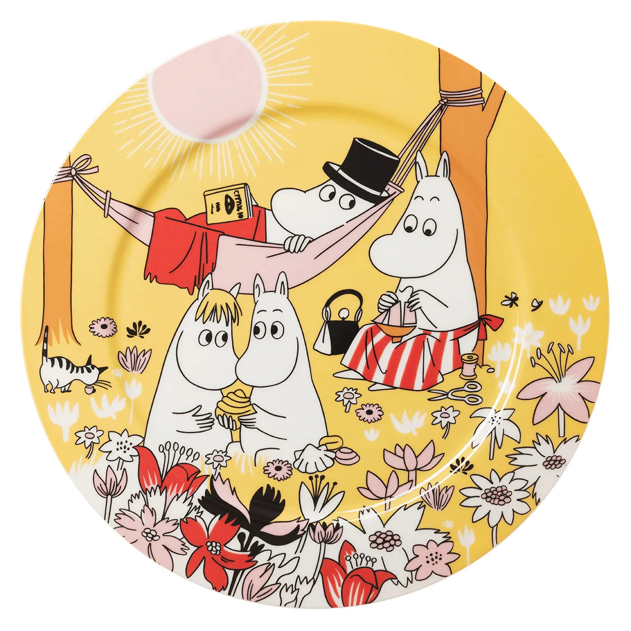 Moomin serving plate 30cm Fam. Time y.80