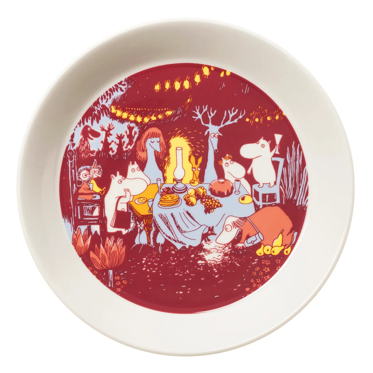 Moomin plate 19cm Festive Moments Time for celebration