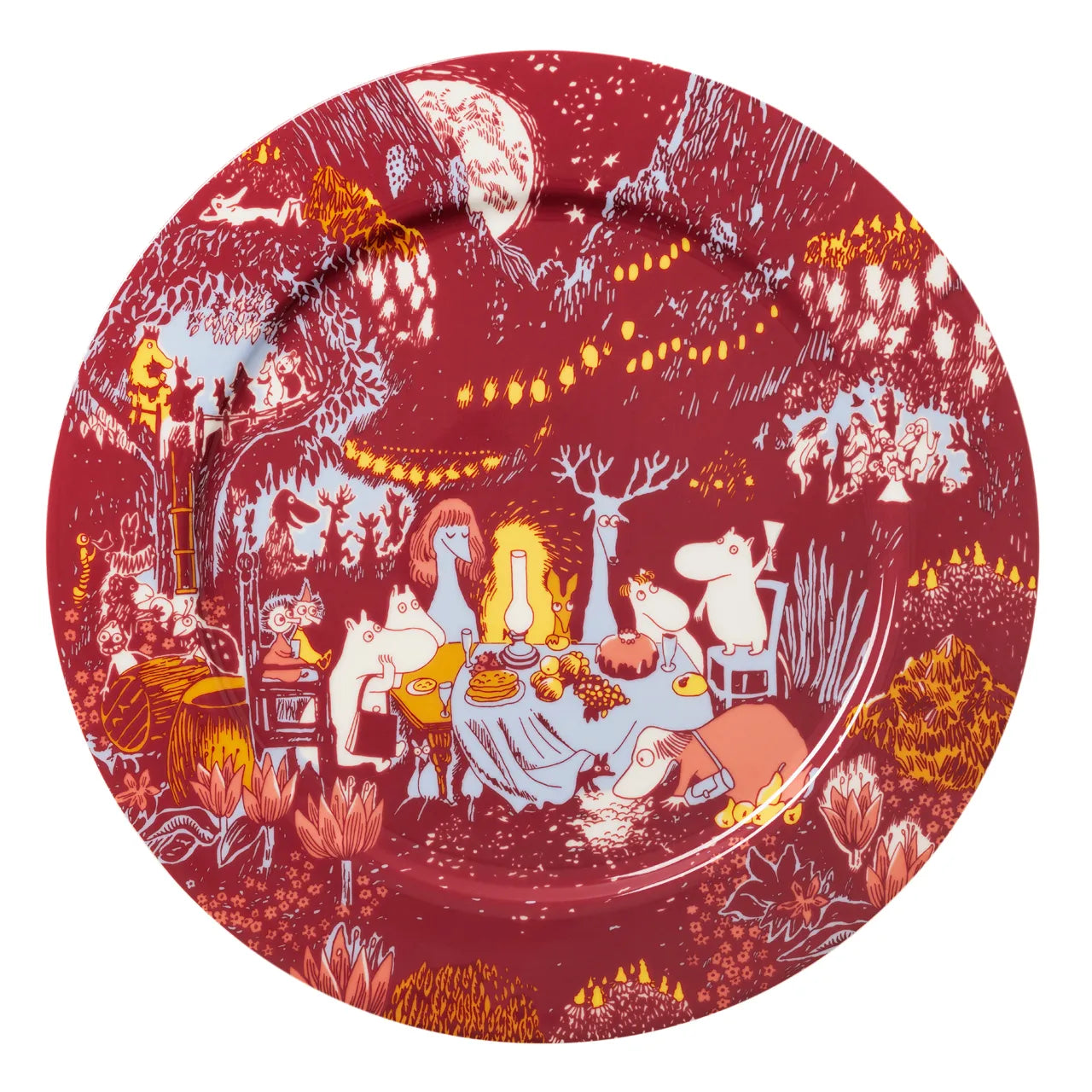 Moomin serving plate 30cm Festive Moments Time for celebration