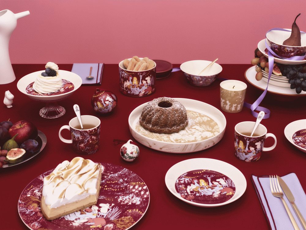 Moomin pie dish 28cm Festive  Moments