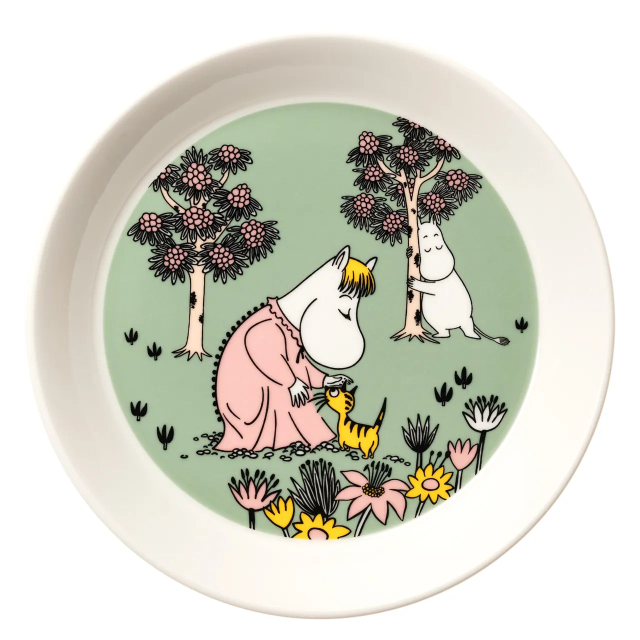 MOOMIN CLASSICS plate 19cm  / 7.5" Loving Care