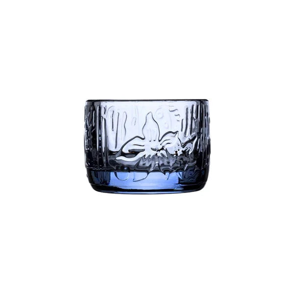 Moomin Arabia tealight candle holder, 58 mm, Mystical Forest aqua blue