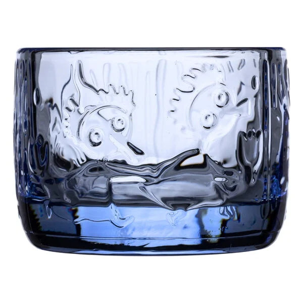 Moomin Arabia tealight candle holder, 58 mm, Mystical Forest aqua blue