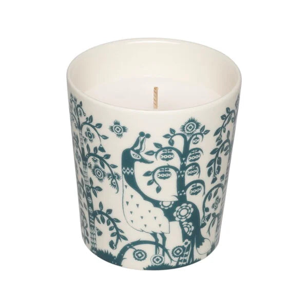 Taika candle, 9 cm, steel blue