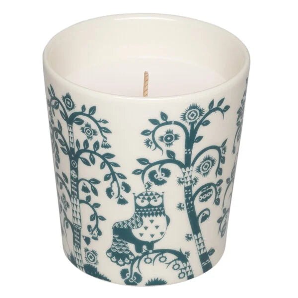 Taika candle, 9 cm, steel blue